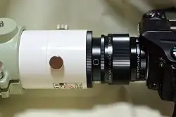 BORG101EDの接続例の機材写真画像